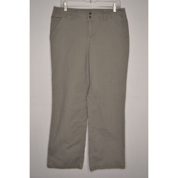 Columbia Women's 10 Gray Heavyweight Canvas Pants - Picture 1 of 11